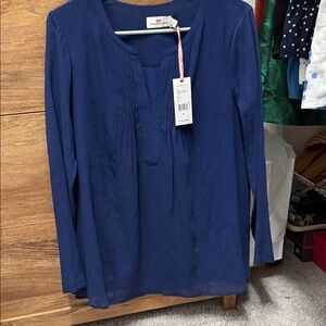 Vineyard Vines Navy Blue Blouse
